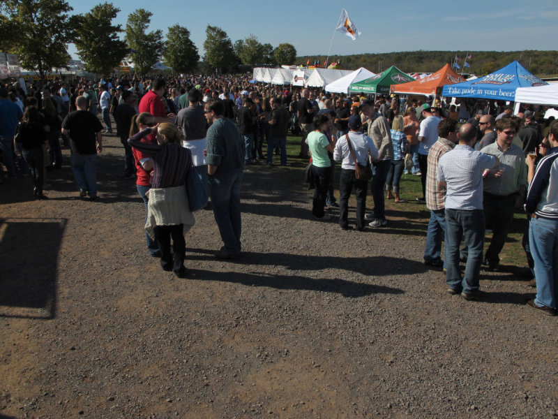 Large crowd at the NOVA beerfest.