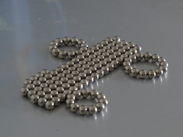 Buckyballs - arranged in the form of a tractor.