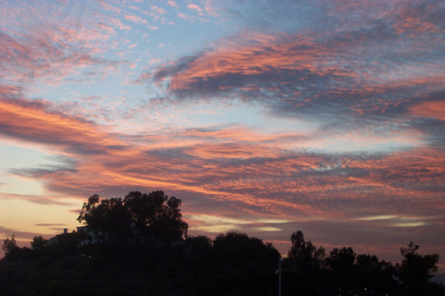 A sunset in Phoenix, Arizona.