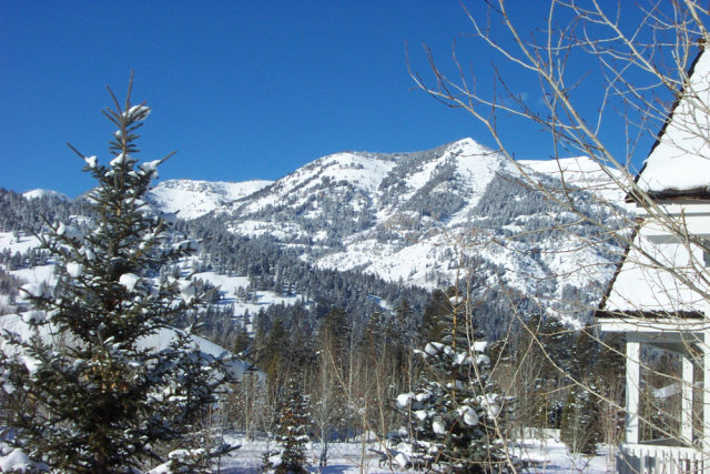 Teton Mountains, snow capped, Jackson Hole, WY