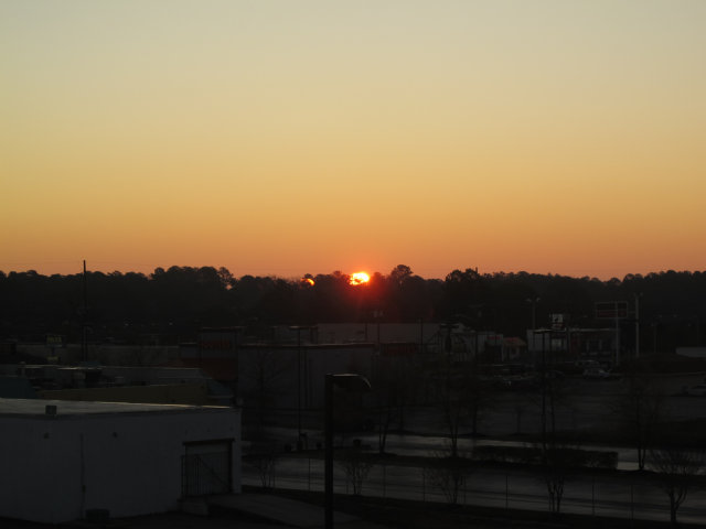 Sunrise picture, taken in Fayetteville, NC
