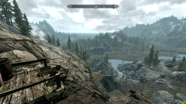 A screenshot of Skyrim.