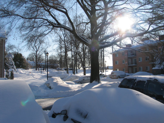 Snow.  Lots of it, but in the morning.